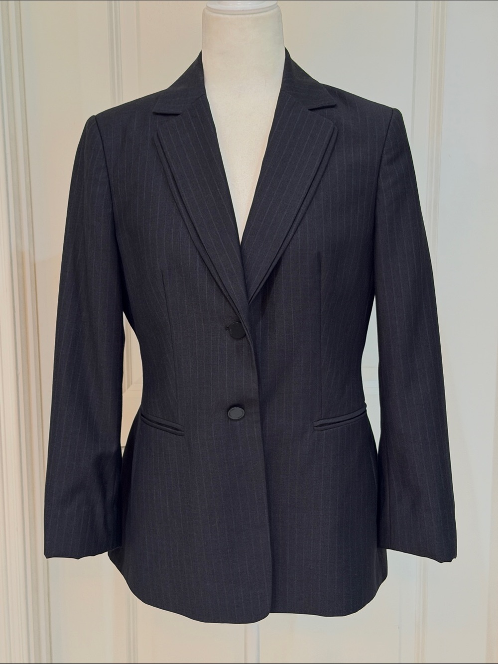 Classic Women's Tailored Charcoal Work Office Blazer